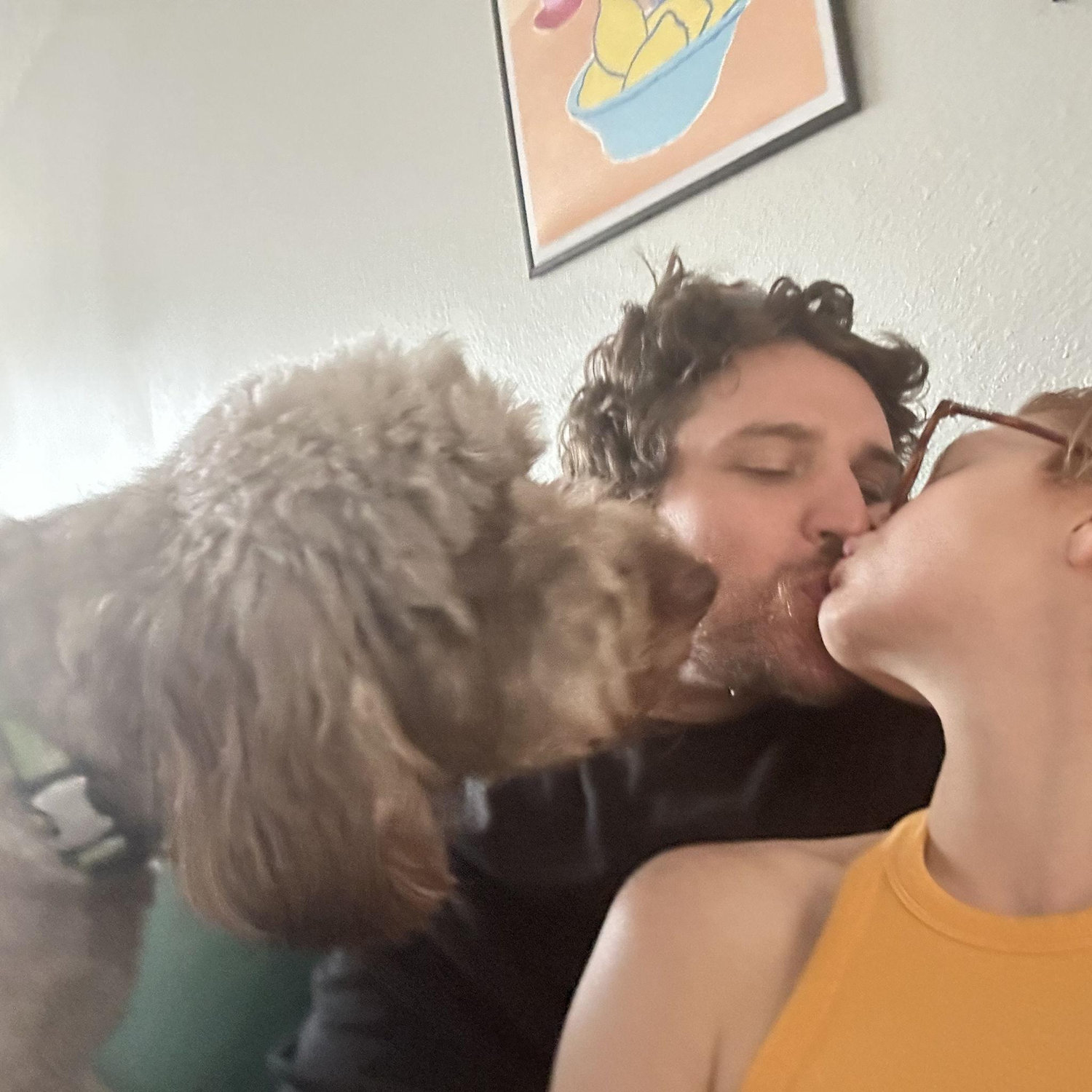 Bear must be involved in ALL hugging and kissing NO exceptions!