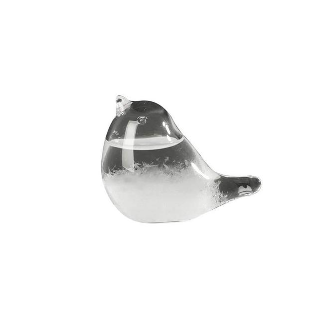Hovico Storm Weather Forecaster, Water Drop Weather Predictor, Drop-Shaped Glass Barometer, Home and Office Decorative Glass Bottles (A)