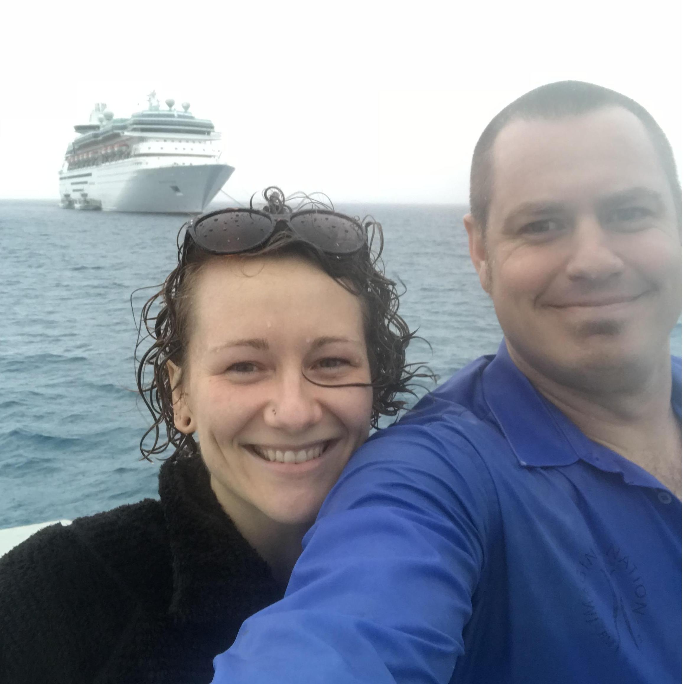 So much for sunshine on our cruise...