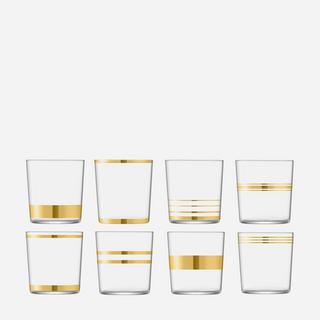 Deco Assorted Tumbler, Set of 8