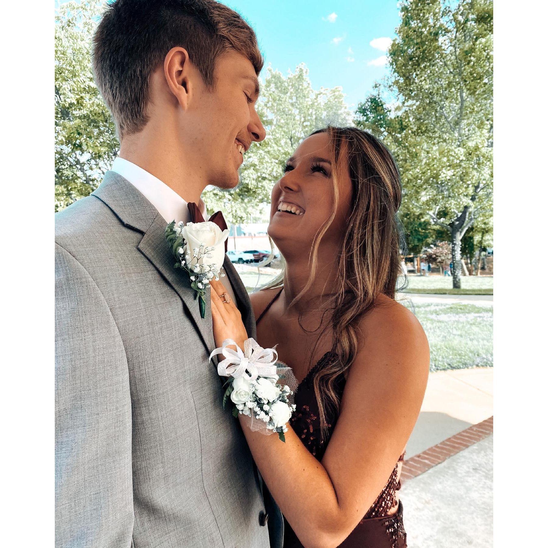 Blakes senior year prom at Kings Mountain (the weekend after our first!). May 2021