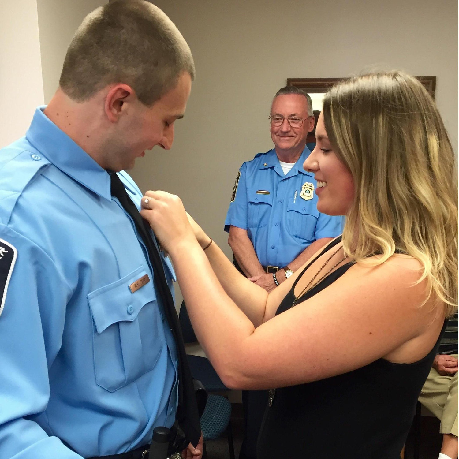Matt's swearing in with PWCPD
