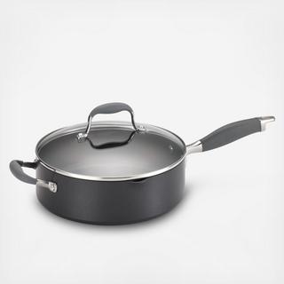 Advanced Nonstick Covered Saute Pan with Pour Spout