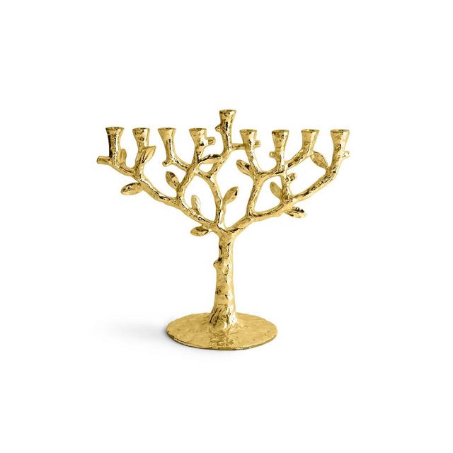 Michael Aram Tree of Life Menorah Gold