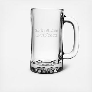 Personalized Pub Beer Mug, Set of 4