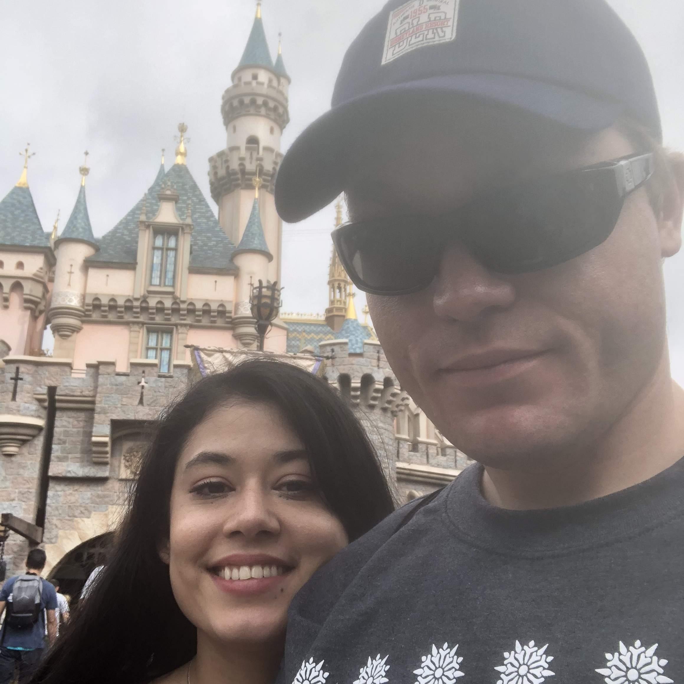My first time at Disneyland.