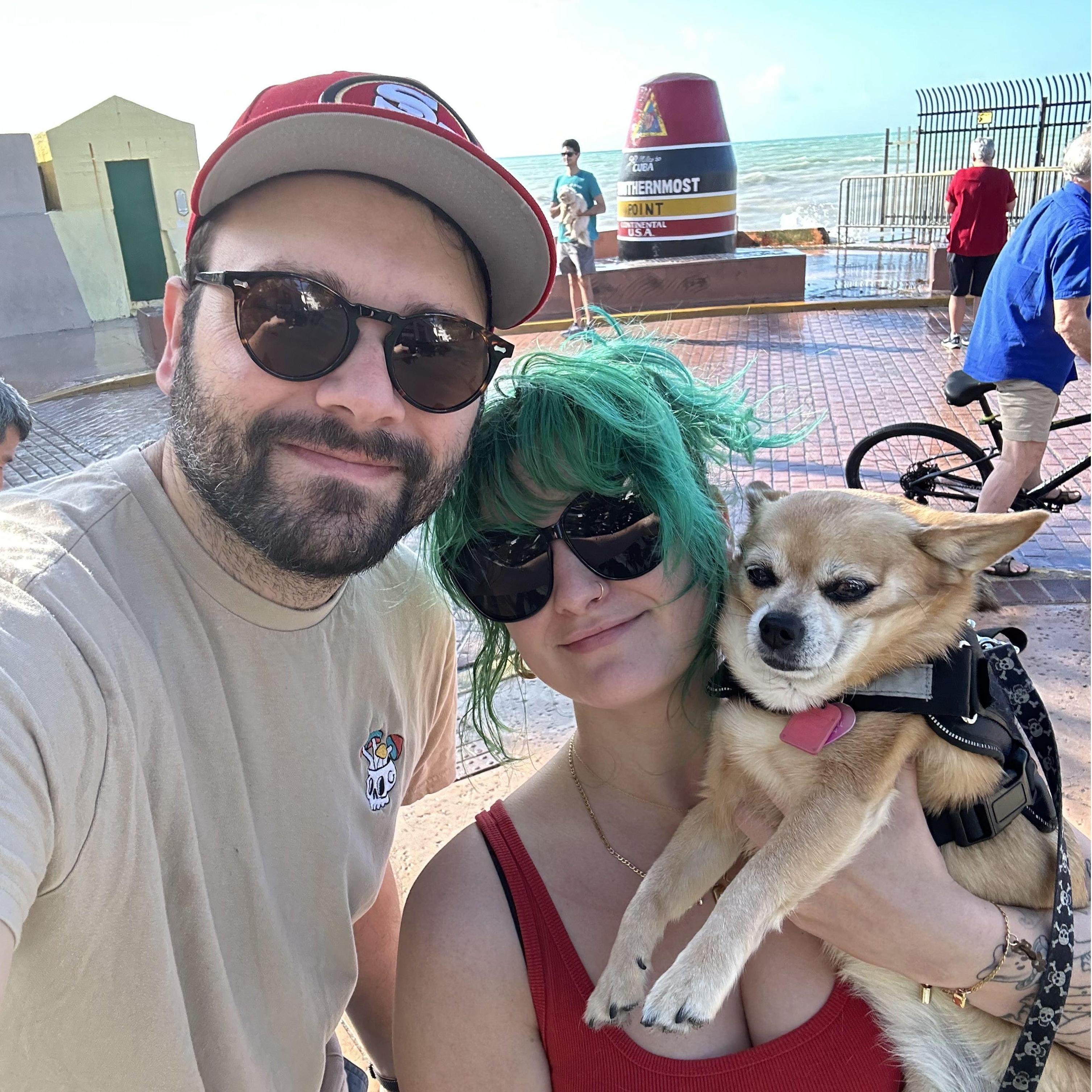 Checking off a bucket list item for Andrew by driving down to the Florida Keys. The 49ers lost the Superbowl later that day.  

February 2024