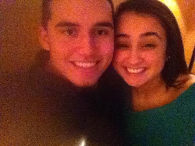 Our first picture as Boyfriend & Girlfriend December 1st, 2012❤️