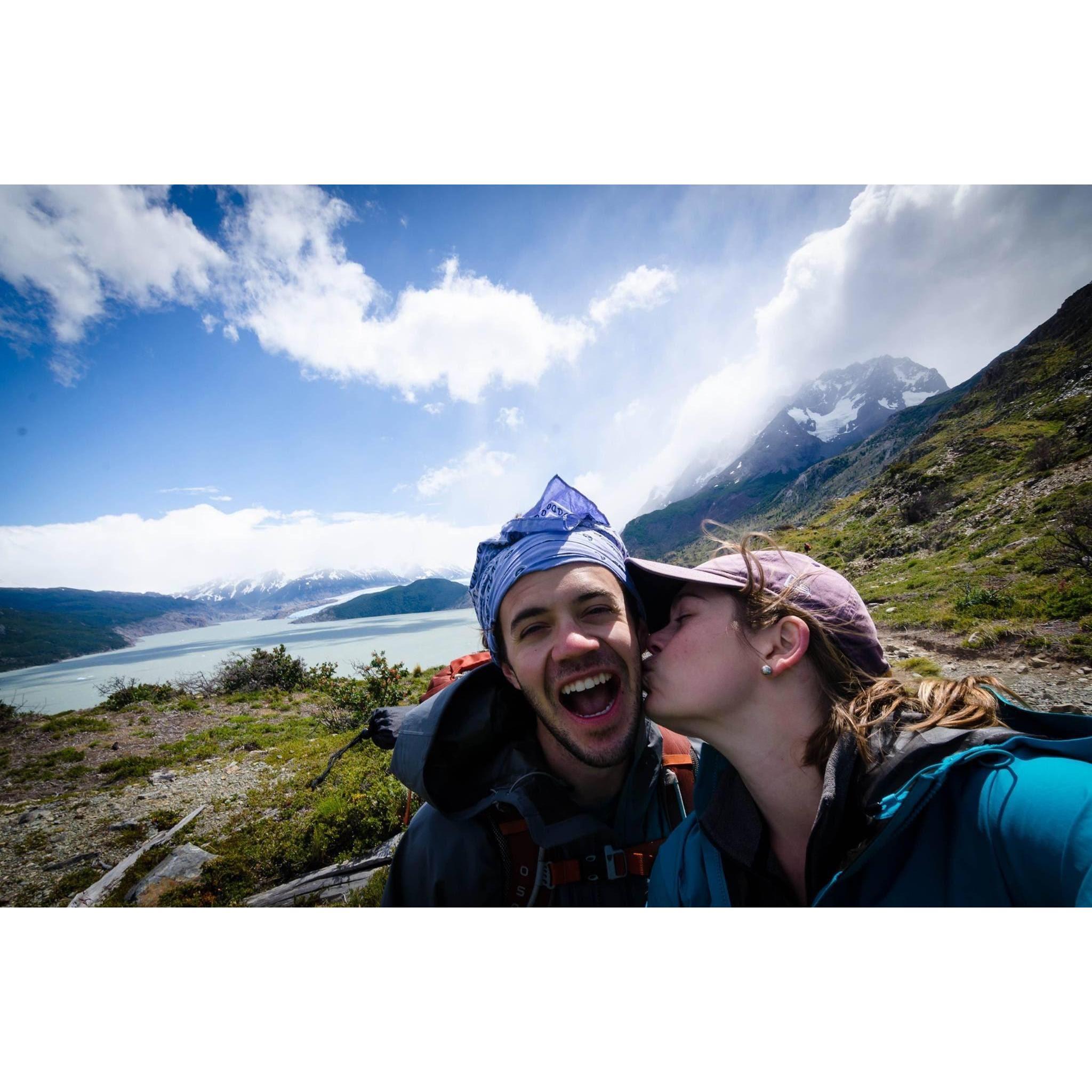 Hiking in Torres del Paine, Patagonia, 2016