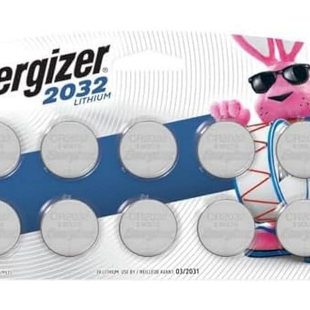 Energizer 2032 Batteries, 3V Lithium Coin Batteries [Compatible with Apple AirTag, Key Fobs, and All CR2032 Compatible Devices] (Pack of 1, 10 Count Total)