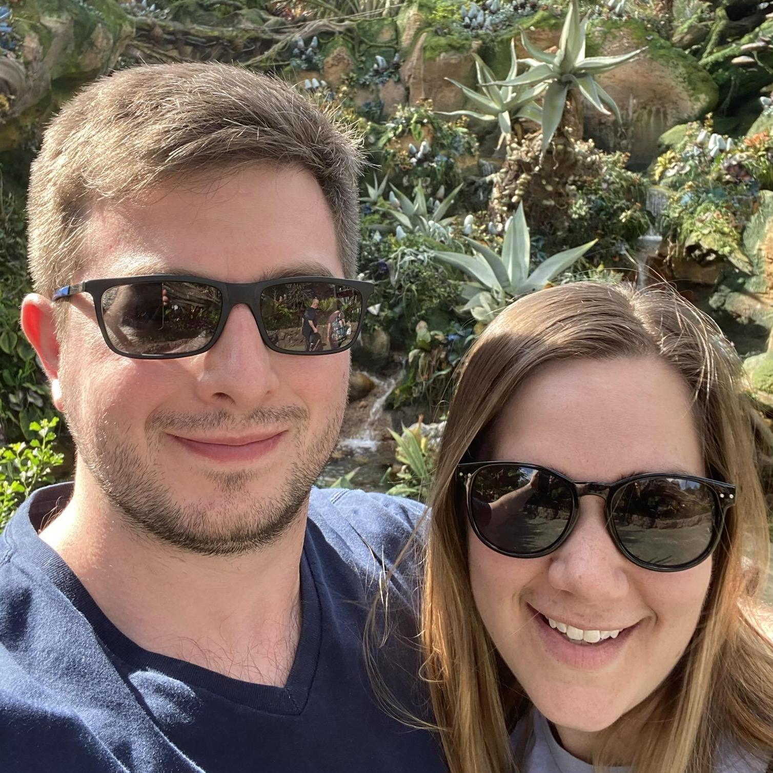 A selfie taken during a vacation we took in January 2020, a couple months before COVID changed how many of us travel.
