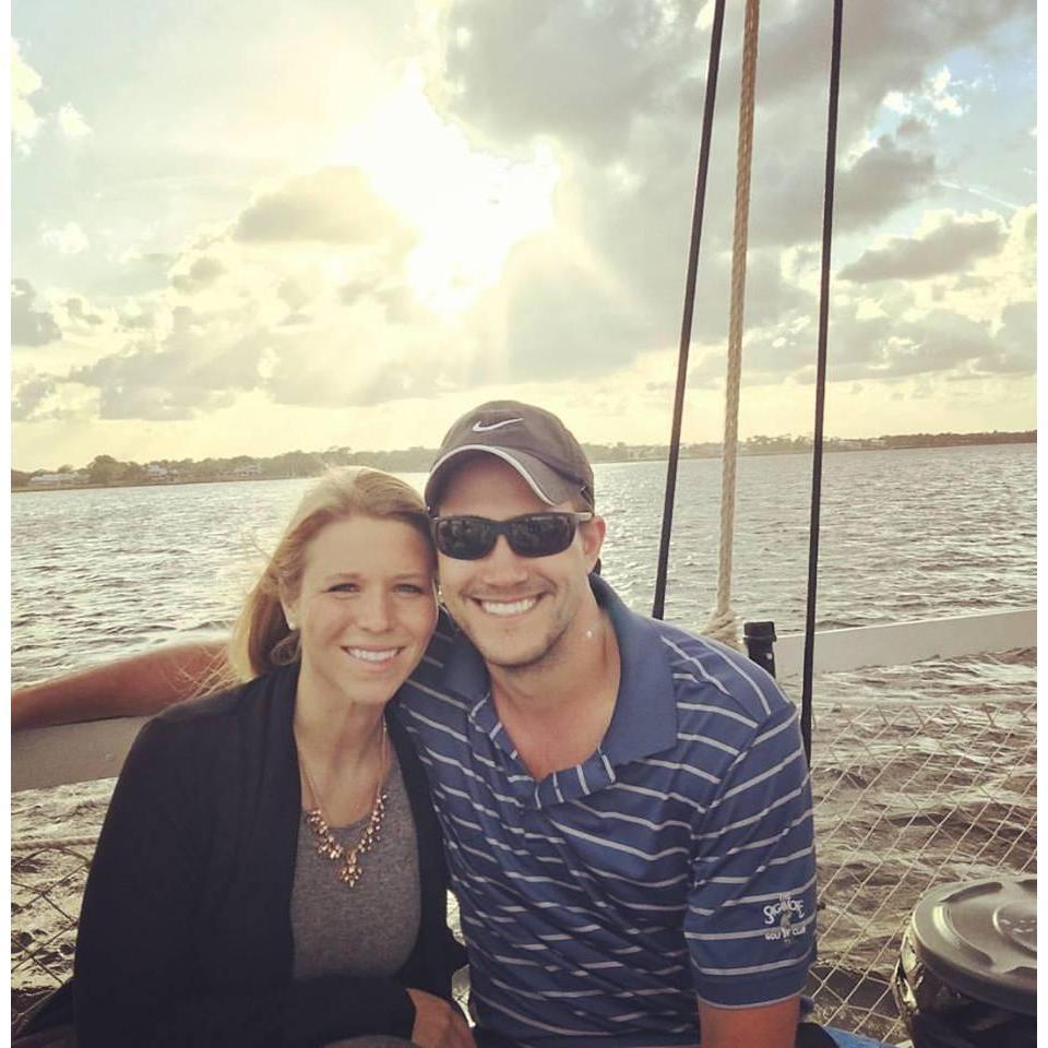 Sunset sailing in Florida