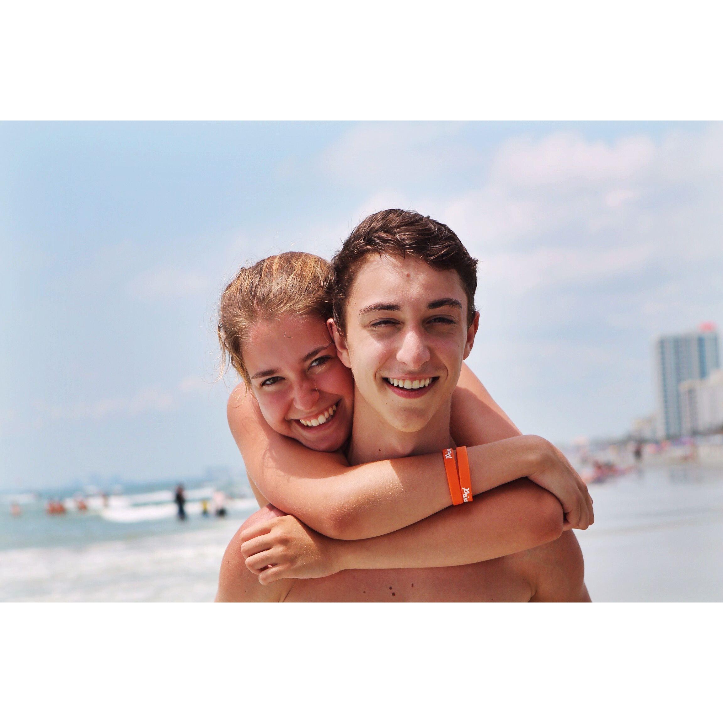 Our first beach trip #iykyk