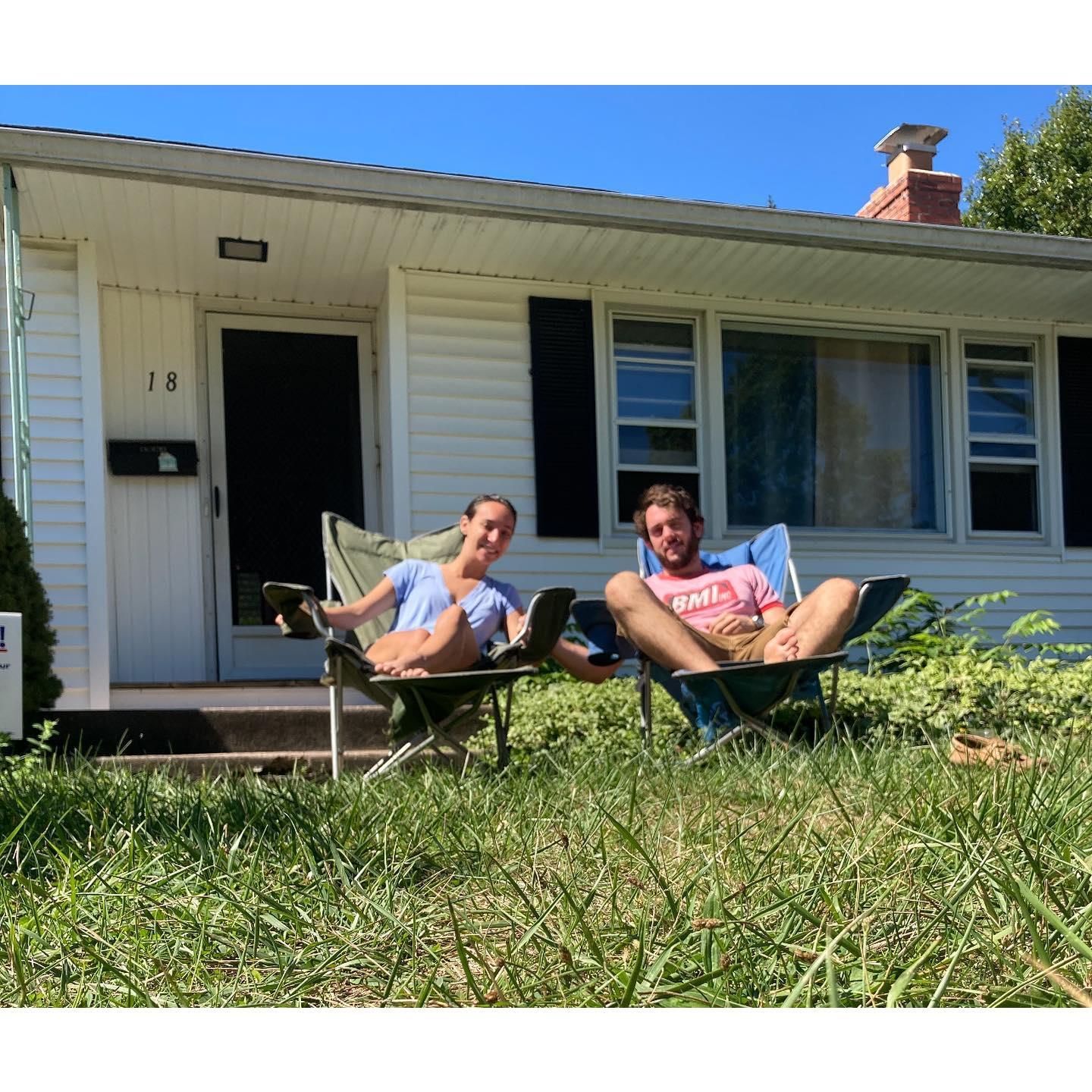 The first house we lived in together