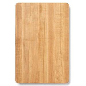 John Boos Chop-N-Slice Series Rectangular Wooden Maple Cutting Board 16”x10” – 1” Thick, 4.5-lb Reversible Butcher Block with Eased Corners, Edge-Grain & Finger Grips – Made in the USA