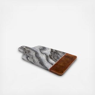 Marble & Sheesham Wood Serving Board