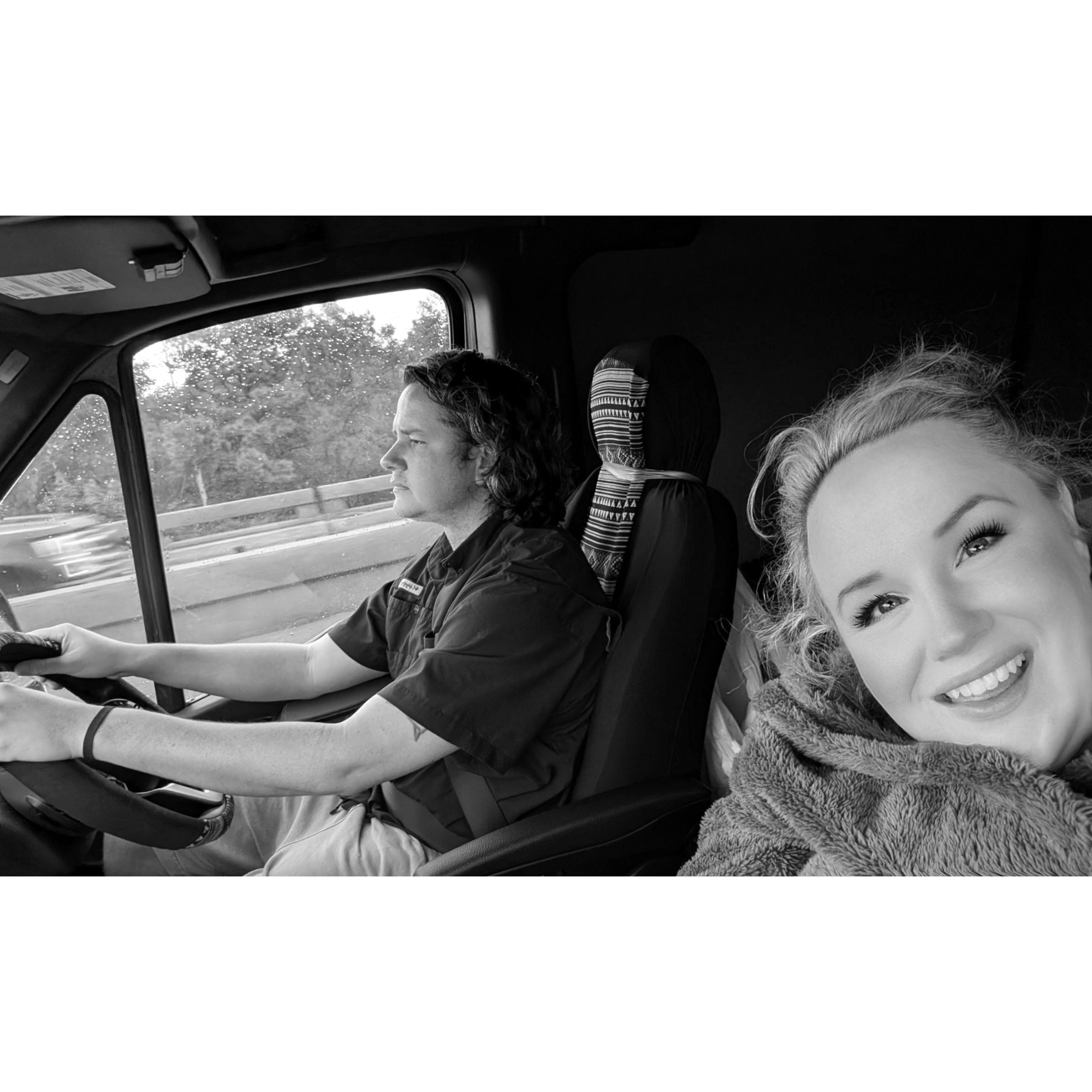 Road trippin' in the VAN