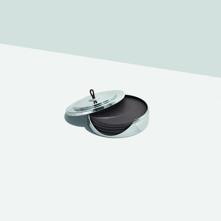 Georg Jensen, Manhattan Coaster, Set of 4 | Zola