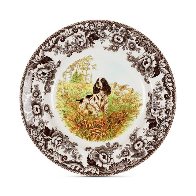 Spode Woodland English Spaniel Salad Plate