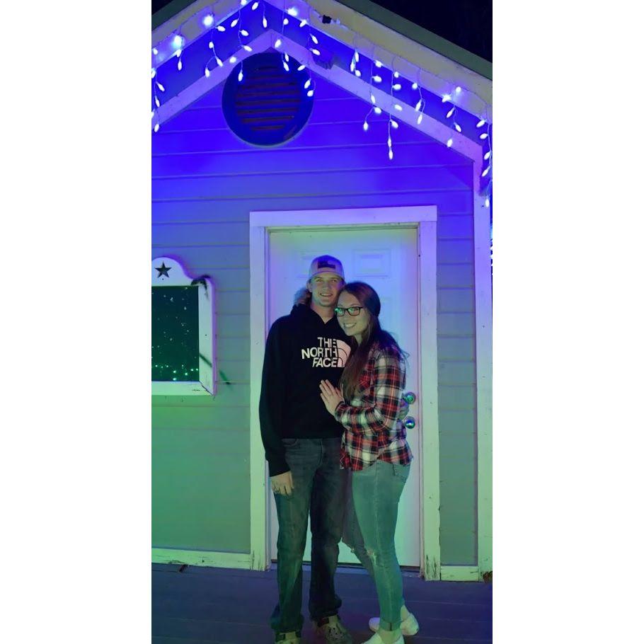 Our first picture together in December 2020
