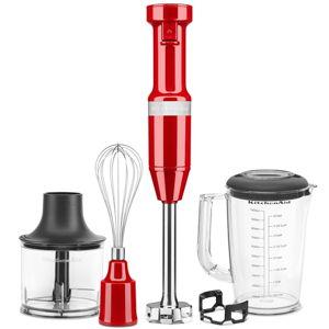 KitchenAid Variable Speed Corded Hand Blender with Accessories, Empire Red, KHBV83ER