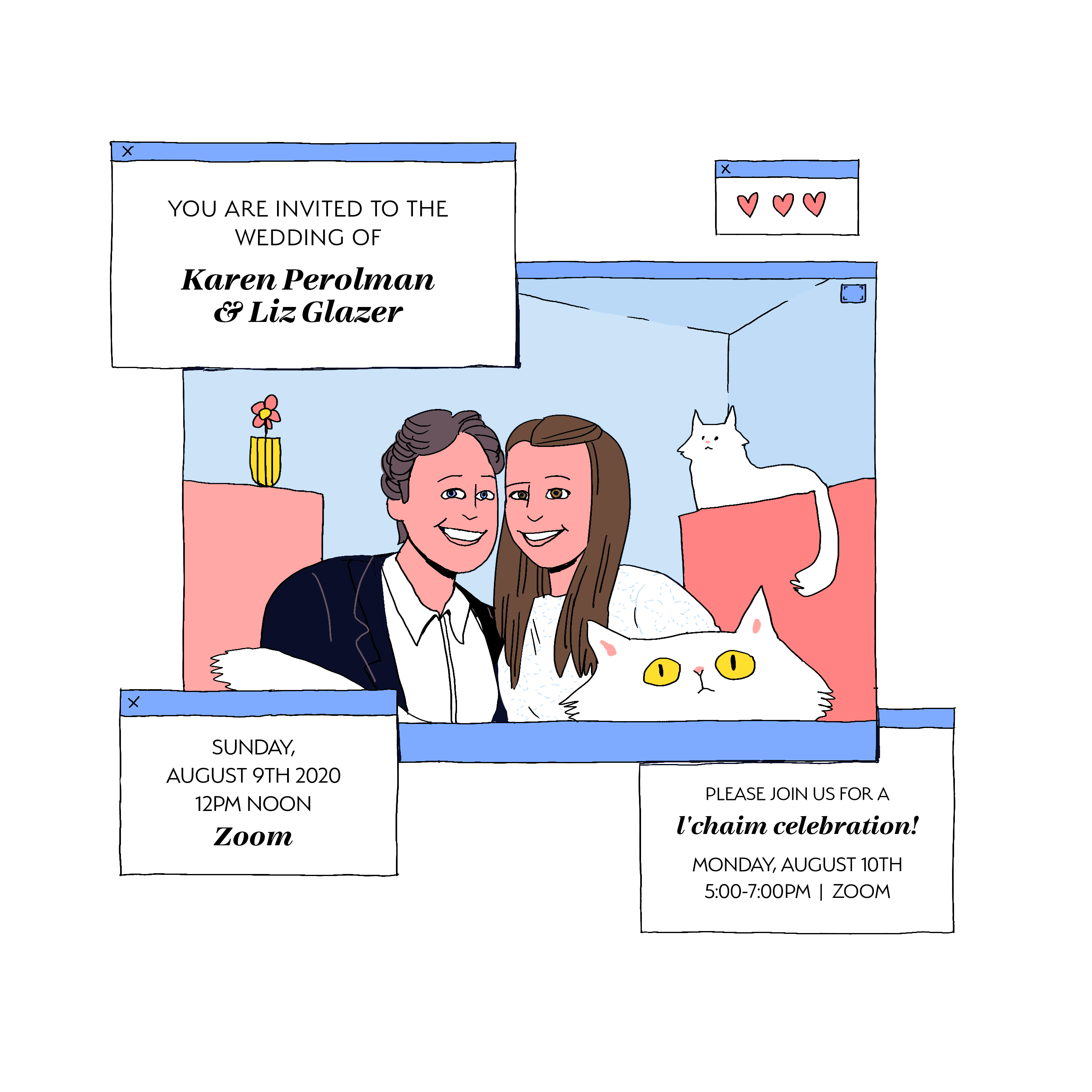 The Wedding Website of Karen Perolman and Liz Glazer