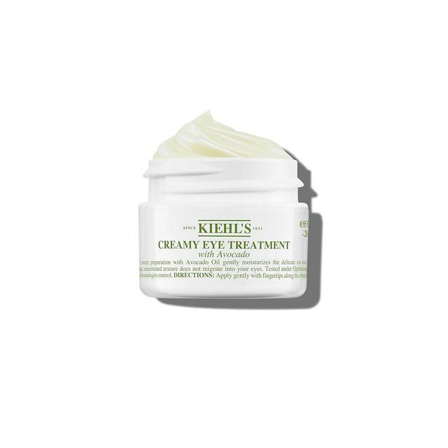 Kiehl's Avocado Eye Treatment, Nourishing and Hydrating Eye Cream, Avocado Oil and Caffeine to Energize and Invigorate Dry, Tired Eyes, 99% Naturally Derived Formula, Ophthalmologist-tested
