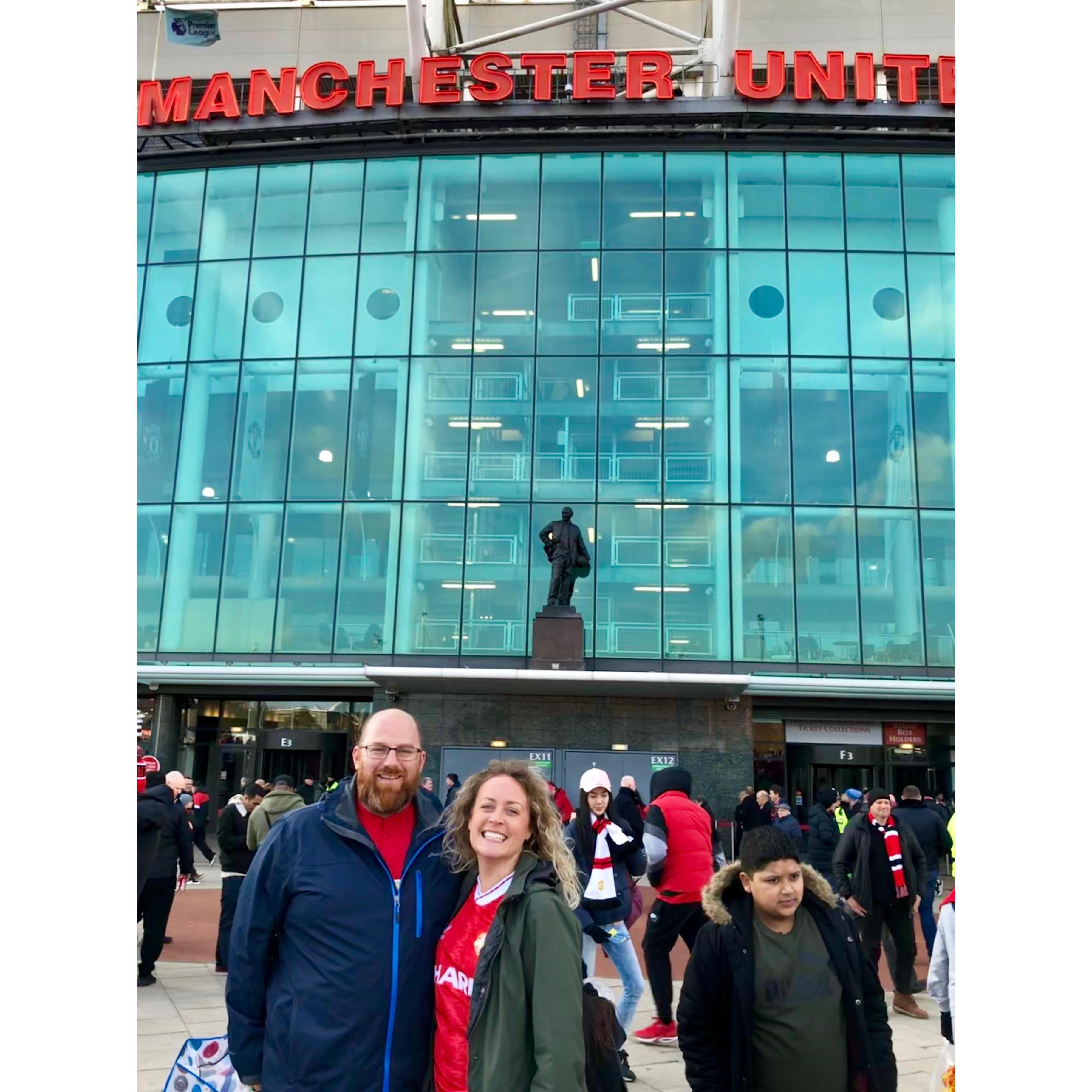 Fulfilling bucket list items one trip at a time! George has always wanted to go to an English Premier League match. Check! England, November 2018.