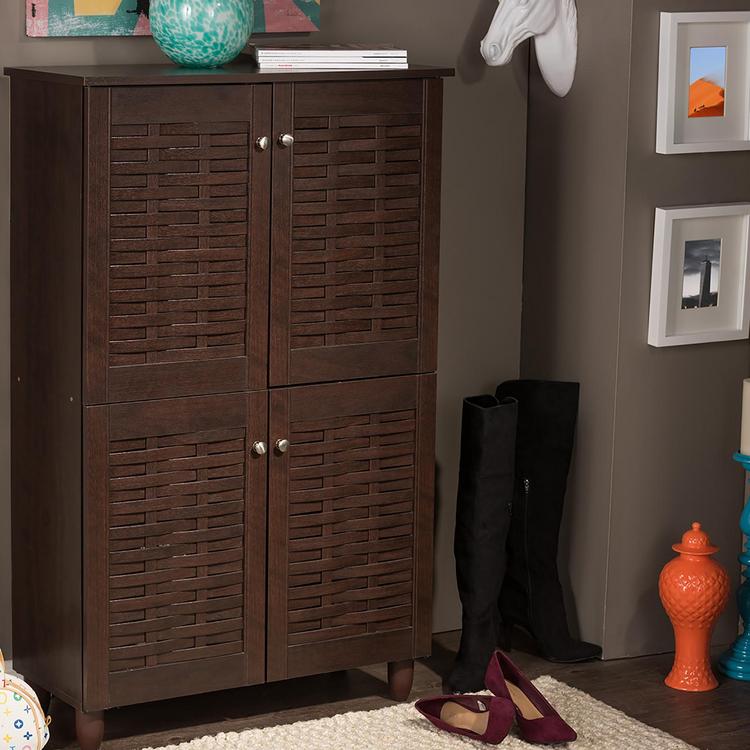 Sheffield Modern And Contemporary 2 - Door Wood Entryway Storage