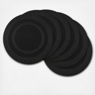 Round Doubleframe Placemat, Set of 6