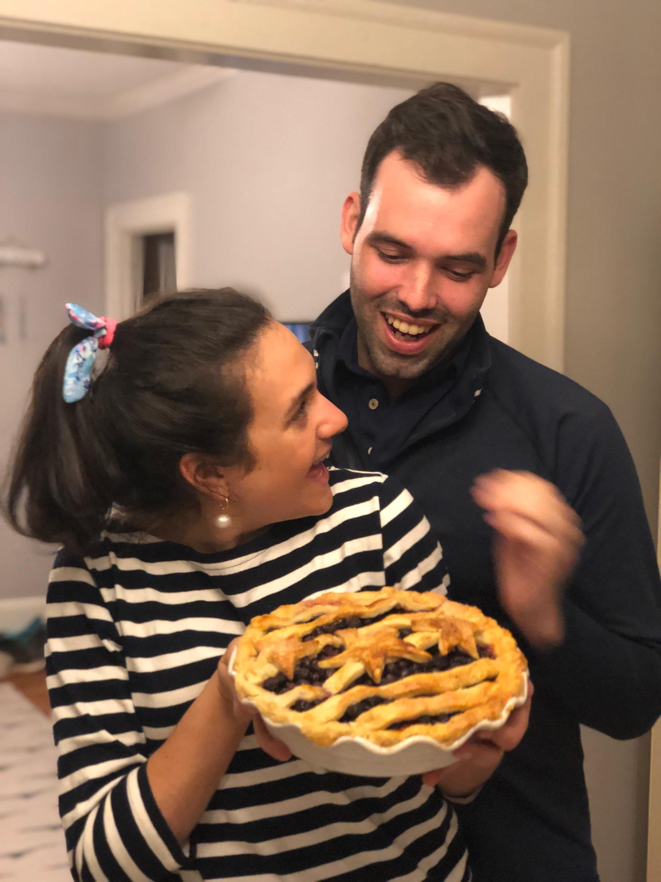Blueberry pie