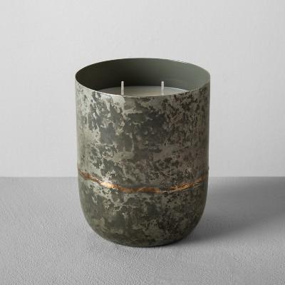 25oz Galvanized Container Candle Cardamom & Vetiver - Hearth & Hand™ with Magnolia
