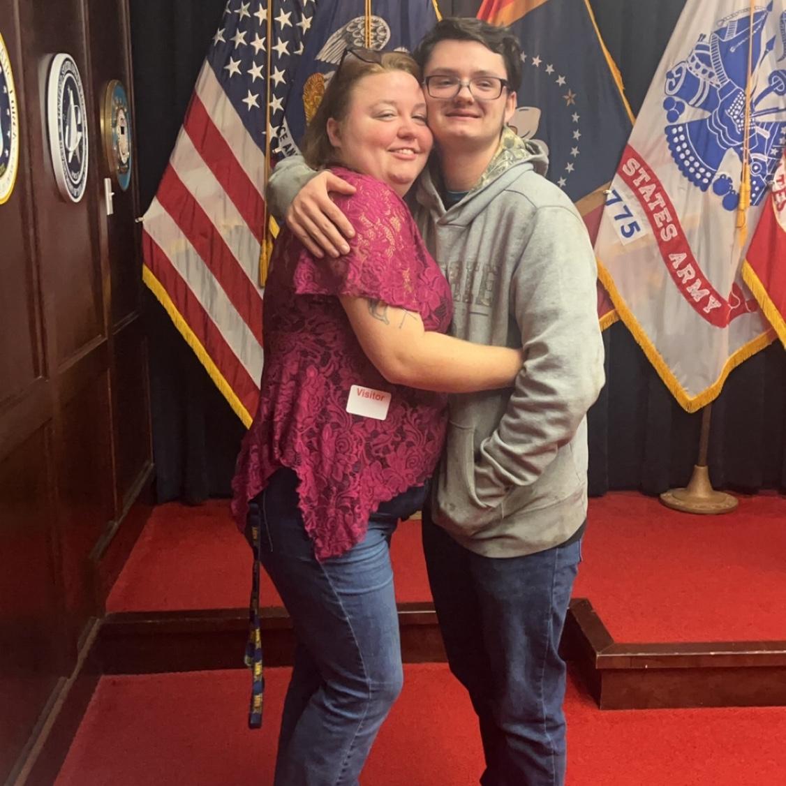 The day Tyler left for basic training