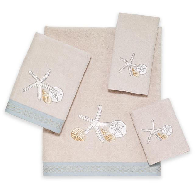 Avanti Sea Glass Hand Towel in Beige