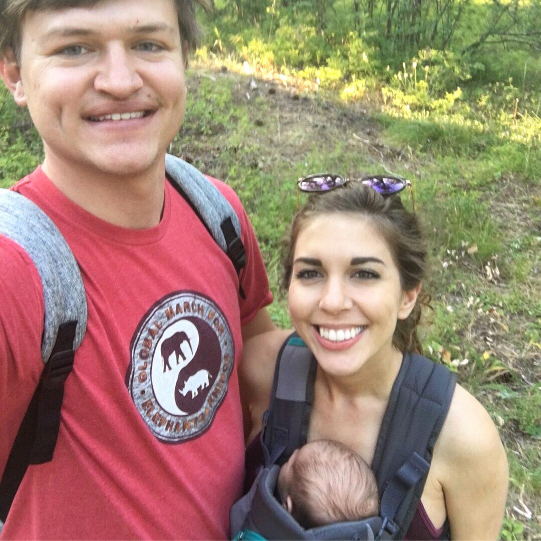 Leo's first hike!
