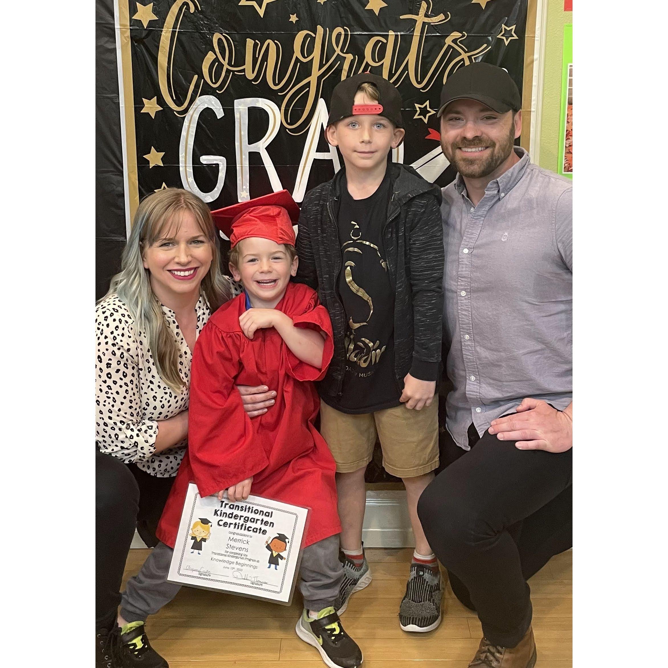 Merrick's Preschool Graduation