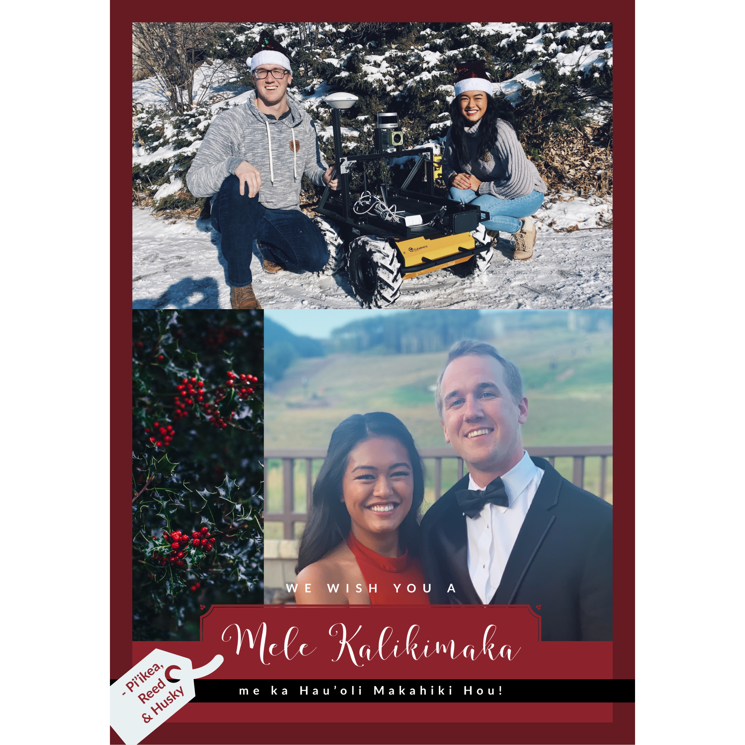 Our first Christmas Card, pre-Porter!