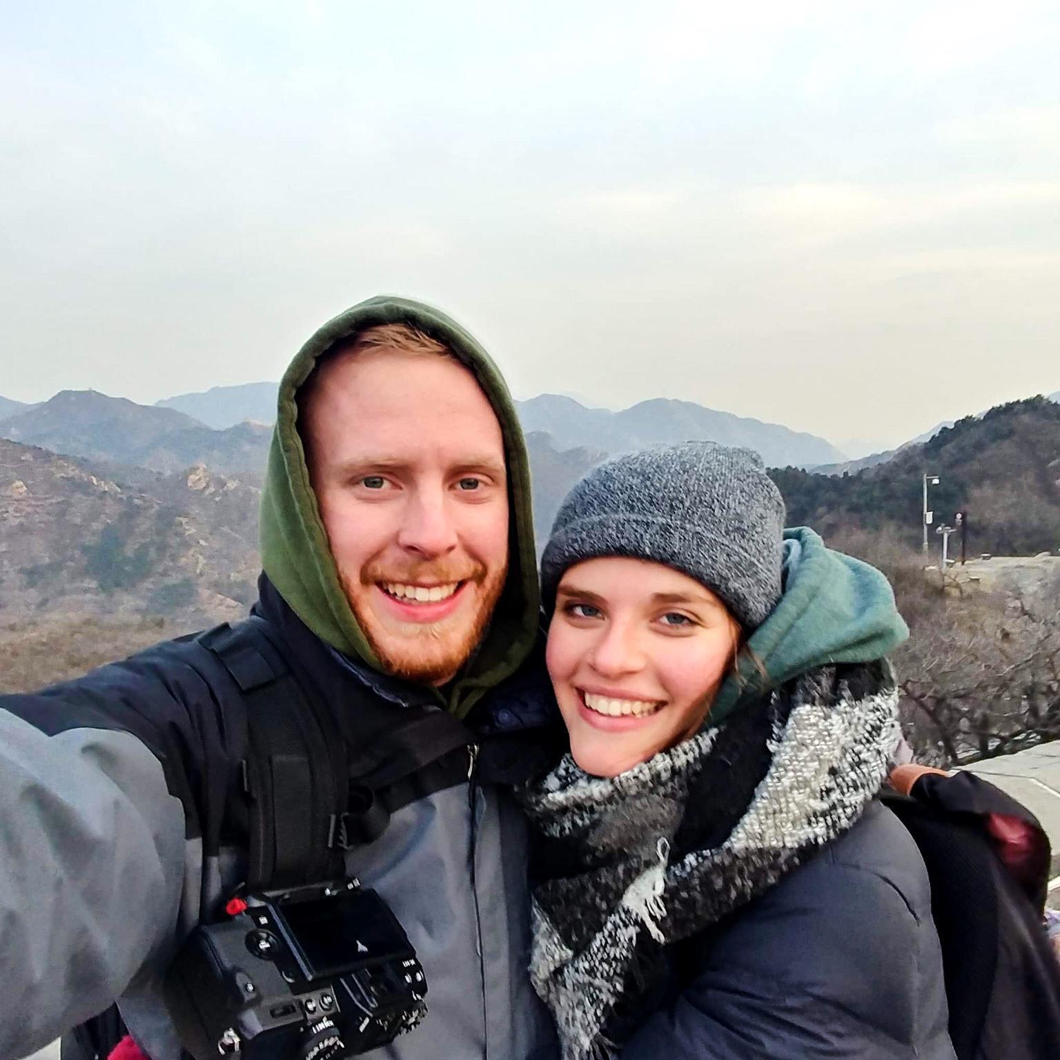 Brennan visited China and saw the Great Wall!