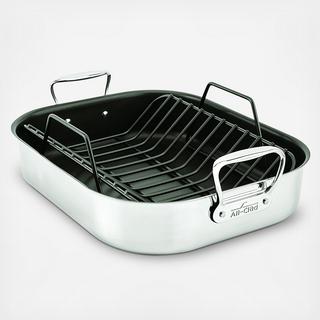 Nonstick Rotisserie Roasting Pan with Rack