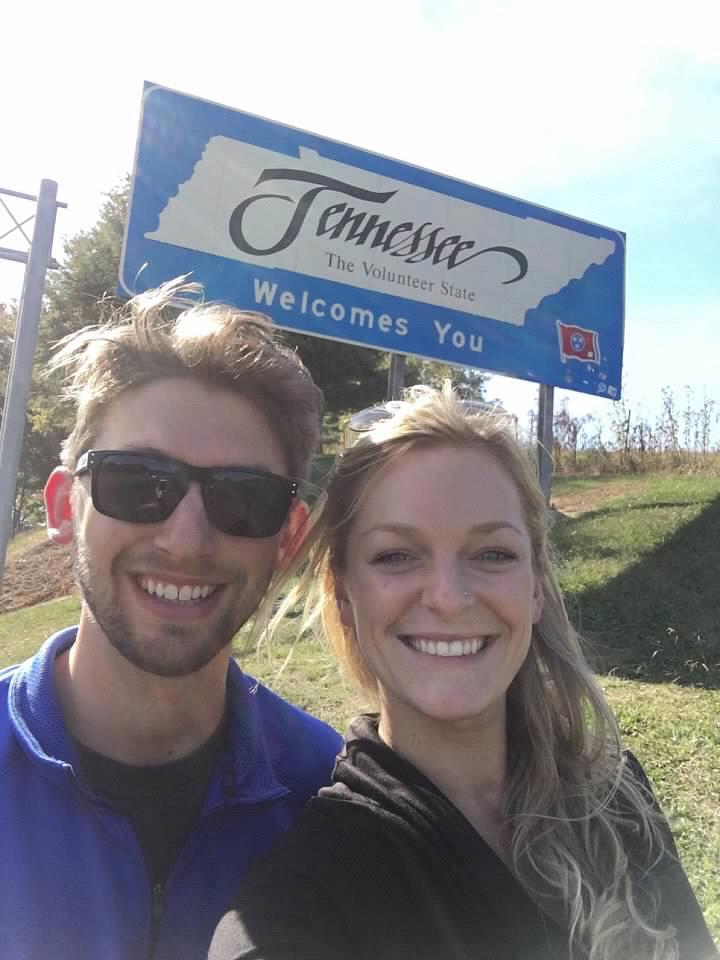 Cross-country roadtrip after dating for 14 minutes.