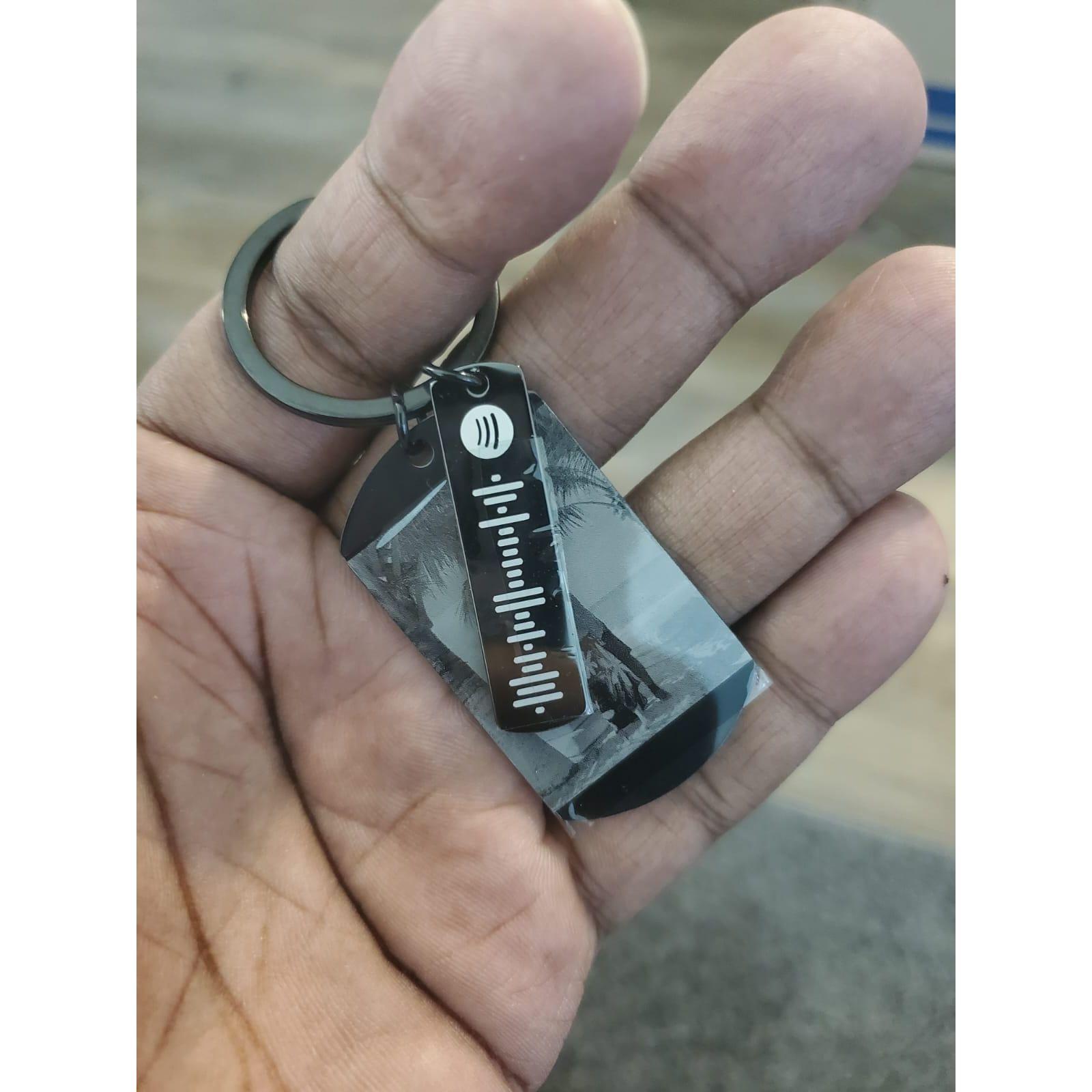 Scan the code with Spotify