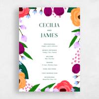 White Wedding Program - Ybel