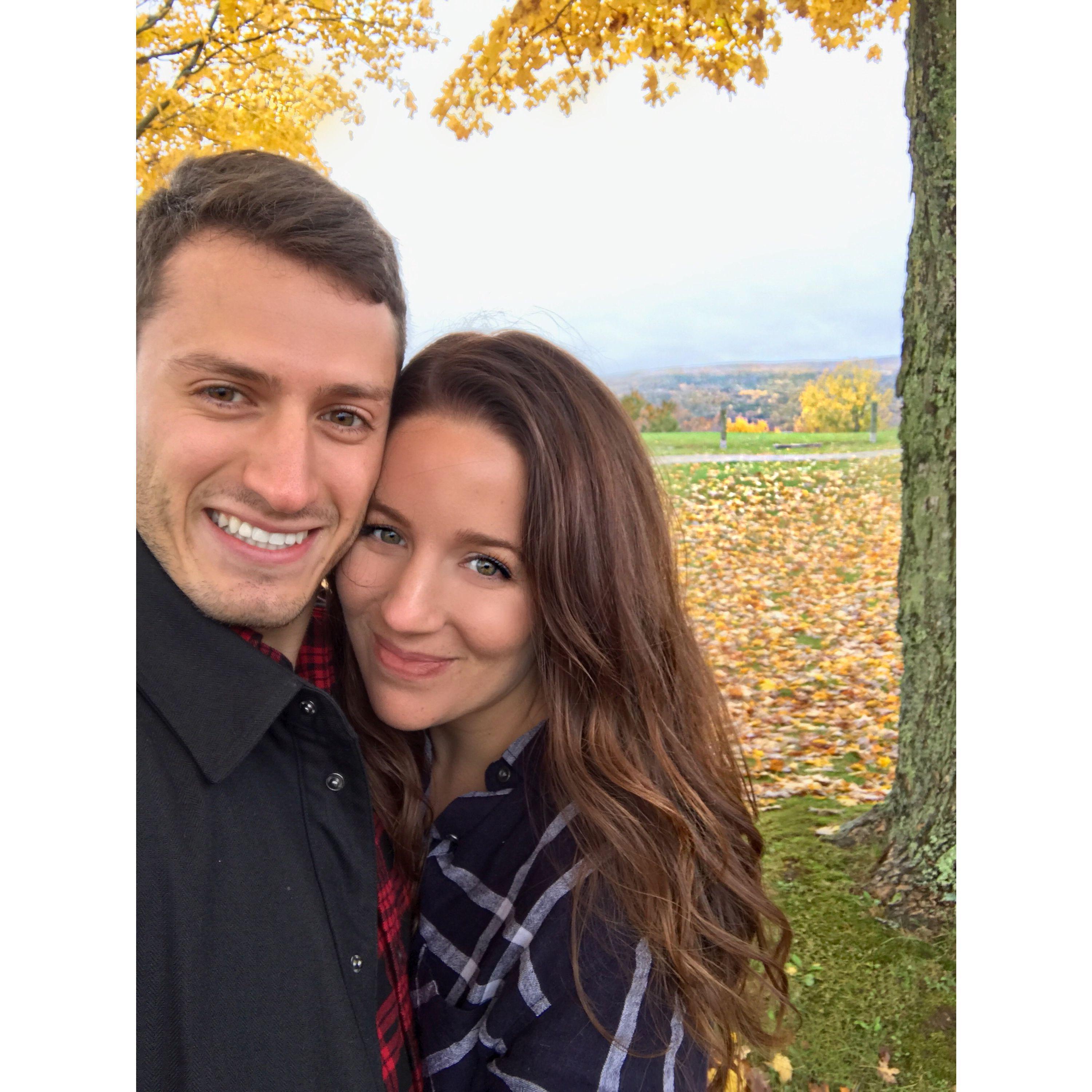 Kalynne's first fall visit to New Hampshire