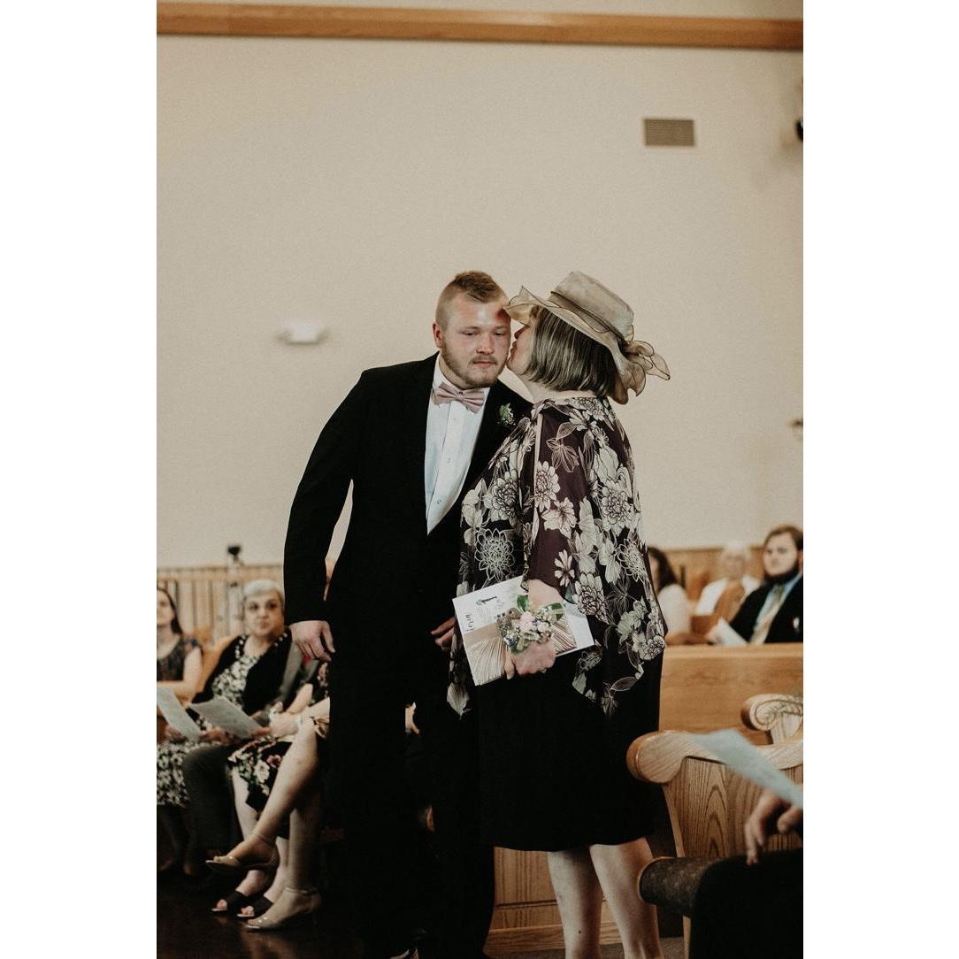 Josh and his Momma looking dapper as ever, better bring your A-Game folks, when we dress up we look gooood.