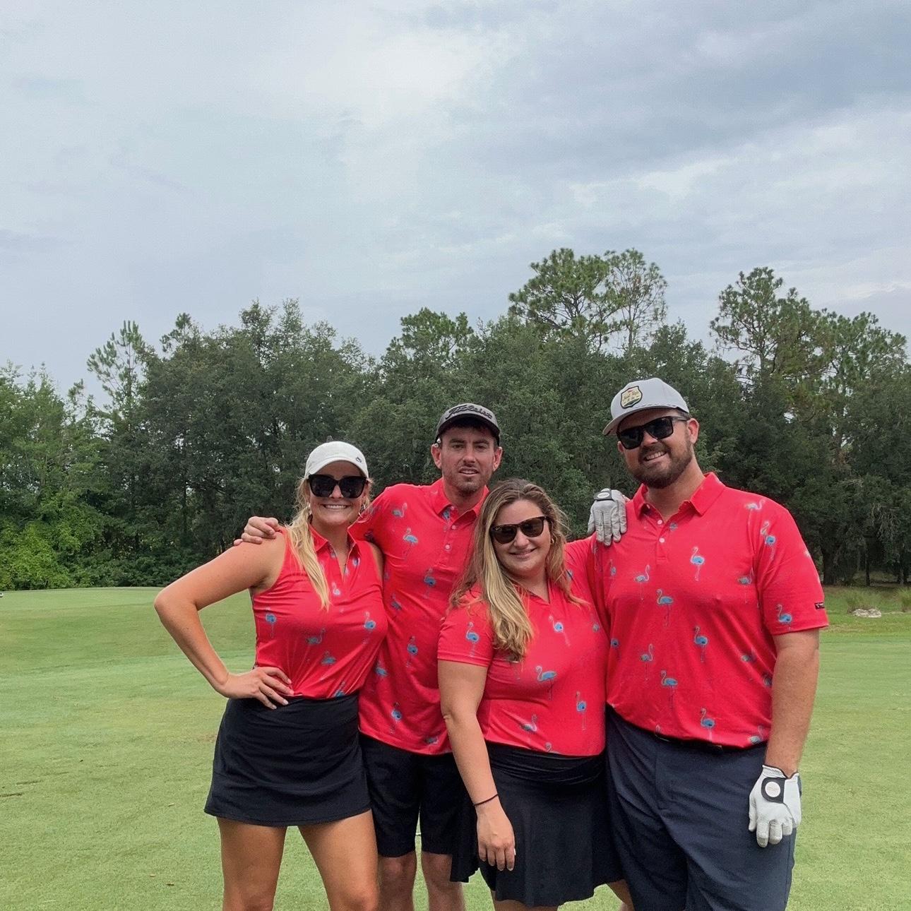 Golf is better with matching shirts