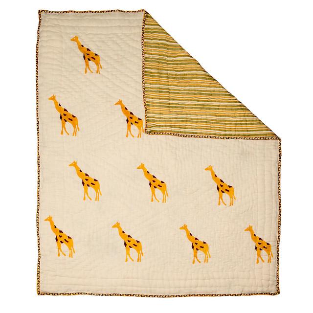 Naaya by Moonlight - Giraffe Quilt
