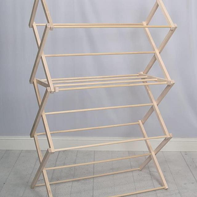 Pennsylvania Woodworks Clothes Drying Rack (Made in The USA) Heavy Duty 100% Hardwood (Extra Large)