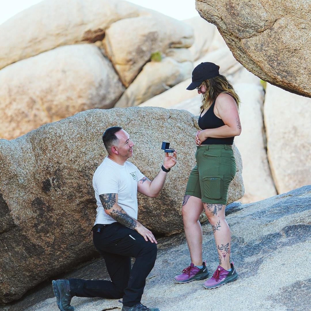 Danny planned a Trip to Joshua Tree behind my back just to surprise me with proposing.