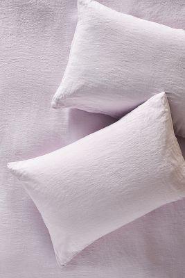 Washed Linen Shams, Set of 2