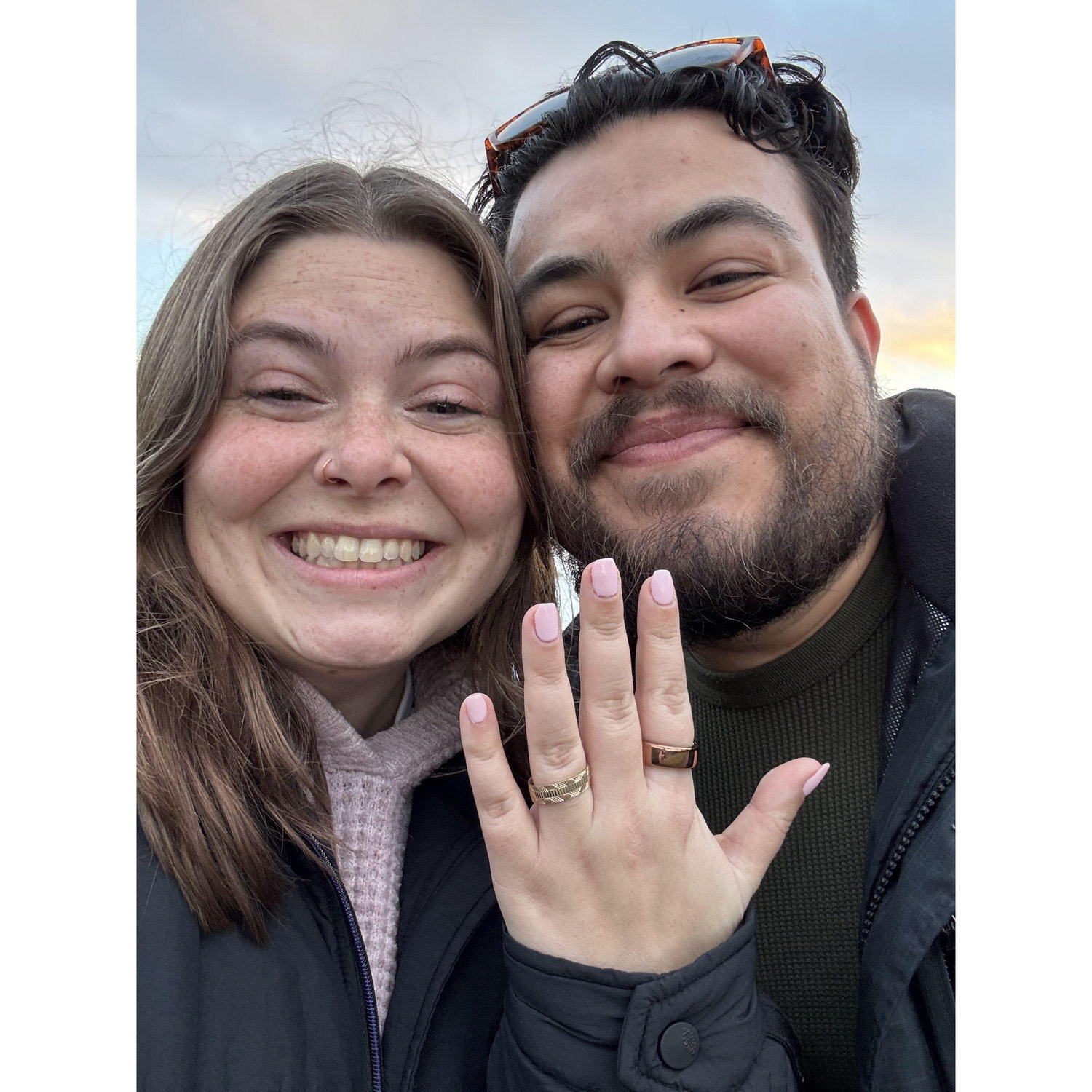 Just after the big "YES"